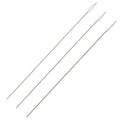 The Beadsmith Basic Elements Collapsible Eye Needles – 5 Inch Long – Flexible Twisted Wire – Large Eye, Easy to Thread – 3 Needles in Assorted Sizes - size: 5" Long - 3 Needles
