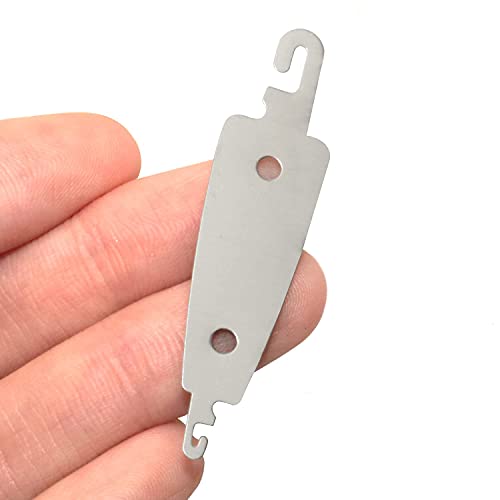 LUORNG 100 Pieces Stainless Steel Needle Threader Embroidery Cross Stitch Needle Threading Tools for Needles Hand DIY Sewing