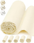 FIVEIZERO 100% Cotton Muslin Fabric by The Yard,63inch x 3 Yards Unbleached Natural Cotton Material–Medium Weight Beige Calico Fabric for Sewing,Quilting,Embroidery,Crafts & Apparel Projects - color: Natural Unbleached, size: 3 yards pre cut