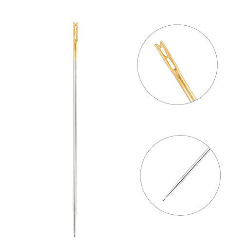 AIEX 48pcs Self Threading Needles, Blind Needles