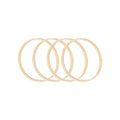 PATIKIL 5 Inch Bamboo Macrame Hoop, 10Pcs Wood Floral Hoop Craft Rings for DIY Craft Dream Catcher Wedding Wreath Decor Wall Hanging Decorations - size: 5 Inch
