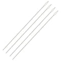 The Beadsmith Basic Elements Collapsible Eye Needles – 5 Inch Long – Flexible Twisted Wire – Large Eye, Easy to Thread – 4 Extra Fine Needles - size: Extra Fine - 5" Long - 4 Needles