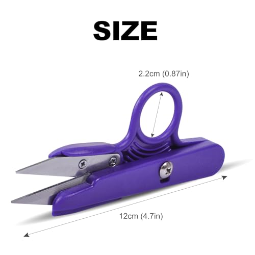 UCEC Thread Snips Thread Cutter Yarn Scissor Embroidery Scissors 6 Pack - color: 6pack 3color