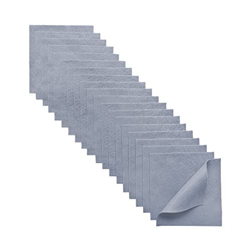 Jtnohx Soft Felt Fabric Flexible Craft Felt Sheets Grey 6" 20Pcs 1.4mm - color: Grey