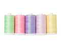 Connecting Threads Pastel Assorted 100% Cotton Thread Set - 5 Spools - color: Coastal Candy