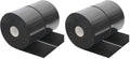 QILIMA Black 2 Rolls Felt Strips with Adhesive Backing, Heavy-Duty Felt Tape DIY for Heavy Furniture Home Improvement,0.2 x 4 Inch x 202 Inch (Pack of 2) - size: 0.2 x 4 Inch x 202 Inch (Pack of 2)