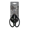 Tim Holtz Small Titanium Scissors - 7 Inch Mini Snips with Micro Serrated Blade - Non Stick Craft Tool for Cutting Paper, Fabric, and Sewing - Black Comfort Grip Handles
