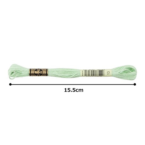DMC DMC25B #25 Thread Embroidery Thread 12 Bundles #13 Green - style: #13 Green