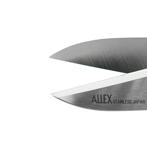 ALLEX Japanese Thread Snips for Sewing and Embroidery 4.1" (Medium), Made in JAPAN, Spring Loaded Small Thread Snippers Scissors, Black - size: Medium