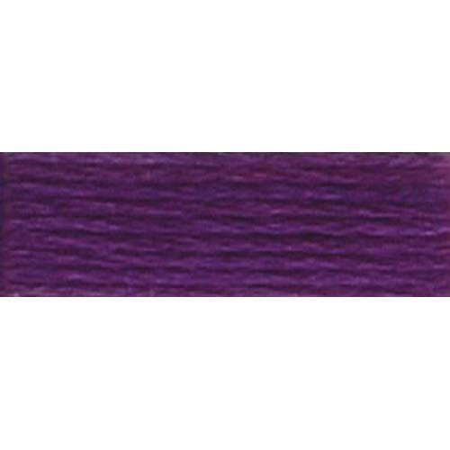 DMC 116 8-550 Pearl Cotton Thread Balls, Very Dark Violet, Size 8
