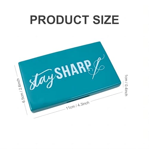 Magnetic Needle Storage Case, Portable Knitting Pin Holder, Magnetic Manual DIY Sewing Stitching Pin Organizer Box (Green) - color: Green