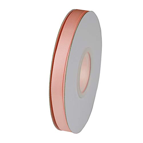 ITIsparkle 3/8" Inch Double Faced Satin Ribbon 50 Yards-Roll Set for Gift Wrapping Scrap Books Party Favor Hair Braids Baby Shower Decoration Floral Arrangement Craft Supplies, Light Pink Ribbon - color: Light Pink