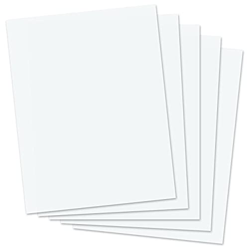 IT117138 3pt Water-Soluble Paper, 8.5" x 11", White (Pack of 25)
