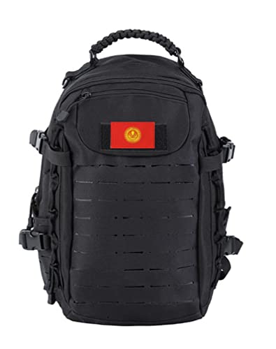 2 PCS Asia Flag Patches Hook and Loop Fastener Embroidered Tactical Military National Asia Patch (Kyrgyzstan) - color: Kyrgyzstan