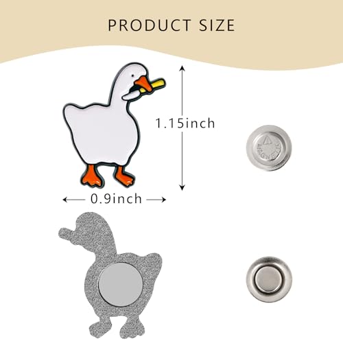2pcs Funny Stabby Goose Needle Minder, Needle Minder Magnet, Magnetic Needle Nanny Needlework Accessories
