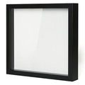 Muzilife 12x12 Shadow Box Wood Picture Frame, Tempered Glass, Black - color: Black, size: 12x12