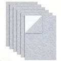 Self Adhesive Felt Sheets, 6PCS 13.4"x10.8" Light Grey - color: Light Grey
