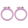 yyangz 2PCS DIY Mini Embroidery Hoops Plastic Embroidery Tension Hoops Sewing Tension Rings Adjustable Coil Design for Cross Stitch DIY Tool Accessories