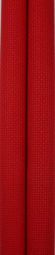 KCS 2 pc of 15" x 18"(38cmx45cm) 11 Count Cross Stitch Cotton Aida Cloth Needlework Fabric Box (Red, 11CT) - color: Red, size: 11CT