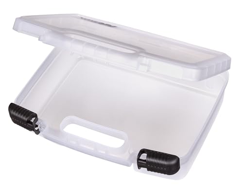 ArtBin 12-Inch Quick View Deep Base Carrying Case, Translucent - size: 12 inch - Deep