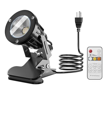 3CCT Clip On Spot Light Plug in with Remote Control - color: 3CCT