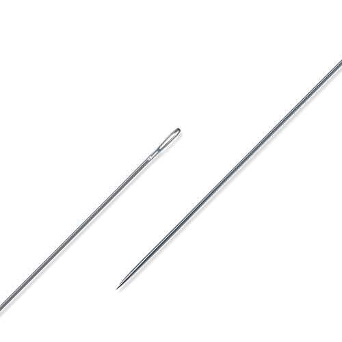 Dritz 154 Doll Hand Needles, Long, 5-Inch (2-Count) Nickel - style: Doll Hand Needles, Long