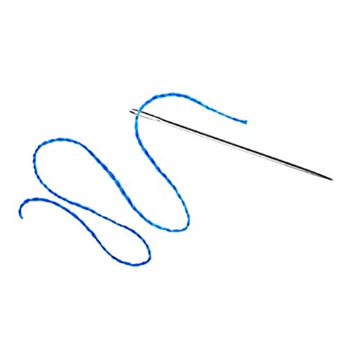 20 Pack 2 Inch Blunt Eye Needles for Yarn Sewing with Storage Tube
