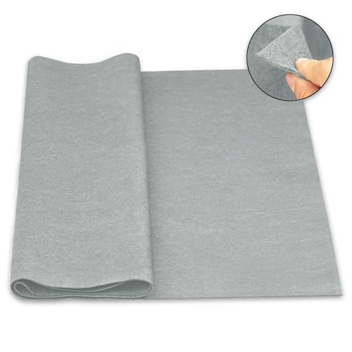 Felt Fabric 1.8 mm Thick 36" x 72" - Soft Durable Felt by The Yard Felt Sheets for Arts and Crafts, DIY Sewing, Crafting Projects (Dark Gray) - color: Dark Gray, size: 36" x 72"