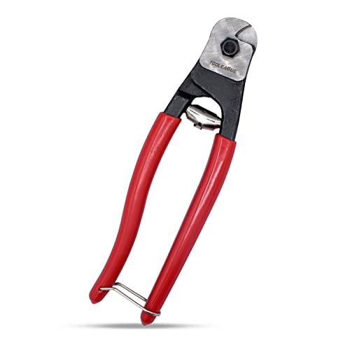 TOOLEAGUE 8" Cable Wire Cutters, Stainless Steel Wire Rope Cutter - size: 8"