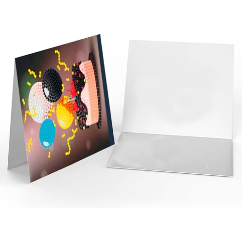 ACSAUMMY Diamond Art Painting Happy Birthday Cards, 8 Packs DIY 5D Diamond Greeting Cards Kits for Adults Diamond Art Birthday Cards with Envelopes Birthday Gifts for Families, Friends, Partners - color: Happy Birthday-8pcs