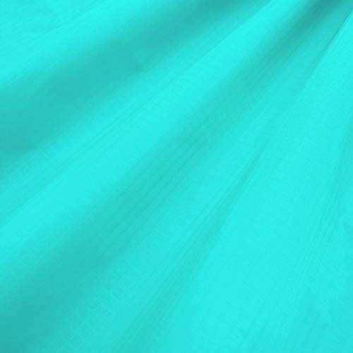 emma kites Robin Egg Blue Ripstop Nylon Fabric 40 Denier, Precut Piece 3-Yard: 60"x108", Ultra-Light Airtight Water Resistant Tear Proof, for Kite Flag Stuff Sack Bag Inflatable Windsock Pack Cover - color: #22 Robin Egg Blue, size: Precut 3-Yard