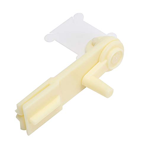 Fokanlo 300 Pieces Plastic Floss Bobbins with 1 Bobbin White Winders for Cross Stitch Cotton Thread Craft DIY Sewing Storage,Thread Organizer Holder Set Embroidery Stitch Bobbin 300+1