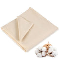 Rindion 100% Cotton Fabric, 63 in x 1.3 Yard Unbleached Muslin Fabric, Medium Weight Linen Fabric by The Yard for Sewing Embroidery, Garments, Arts and Crafts