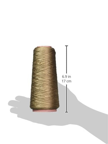 DMC Six Strand Embroidery Cotton 100 Gram Cone, Beige Brown Medium - color: Beige Brown Medium