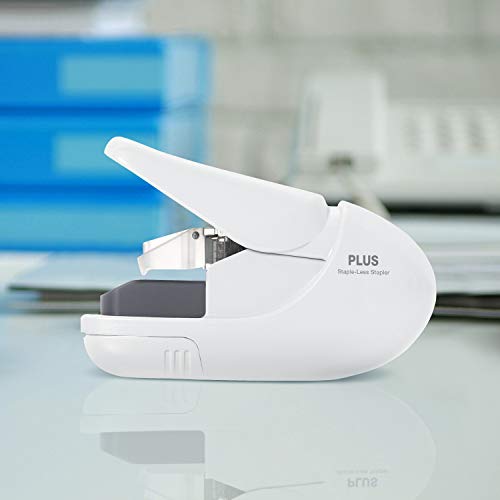 Plus 31250 Paper Clinch, Glossy White - color: Glossy White