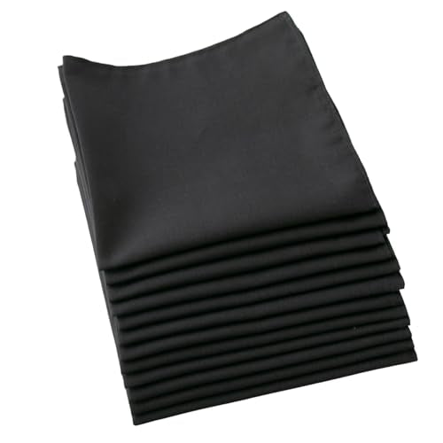 Solid White Cotton Hankderchiefs for DIY Drawn Embroidery Party 28 Square - color: W02-12 Pieces