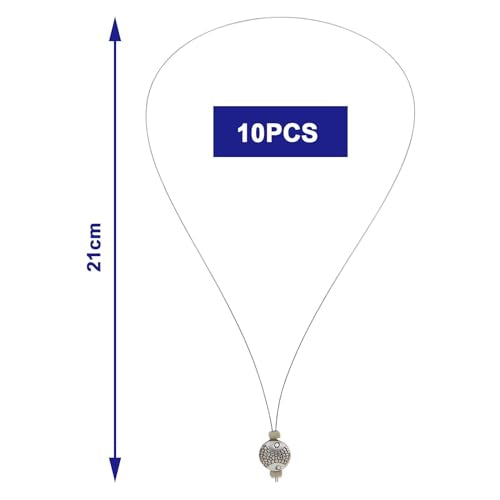 10pcs Rings Loop Threader Hair Extensions Pulling Tool Hair Extension Loop Needle Pulling Hook Tool 21cm Round Shape for Hair and Feather Extensions, Silver - size: Round Shape
