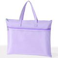 SortRax Large Zipper Pouch with Handle, Fits Letter and A4, Purple - color: Purple