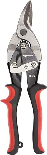 Amazon Basics Aviation Snip Set for Metal Cutting with Comfort Grips, Left, Right and Straight Cut, 3-Piece Set (Left, Right, Straight) (Pack of 10) - size: 3-Piece Set (Left, Right, Straight) (Pack of 10)