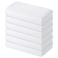 Homaxy 100% Cotton Waffle Weave Kitchen Towels, 6 Pack, White - color: White, size: 16 x 26 - 6 Pack