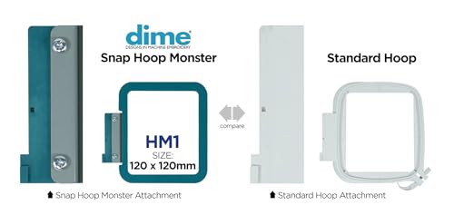 Snap Hoop Monster for Husqvarna Viking/Pfaff (120 x 120mm)