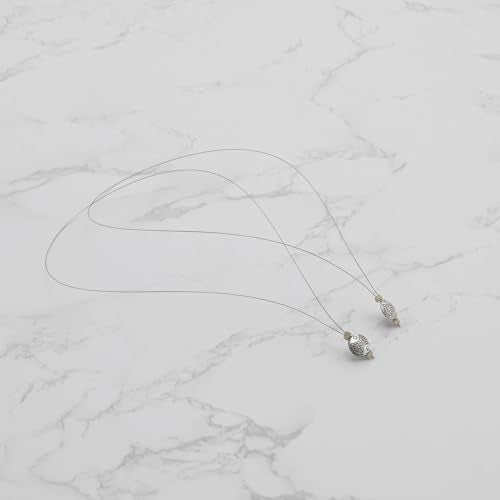10pcs Rings Loop Threader Hair Extensions Pulling Tool Hair Extension Loop Needle Pulling Hook Tool 21cm Round Shape for Hair and Feather Extensions, Silver - size: Round Shape