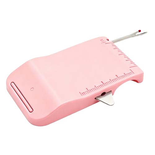 Magnetic Seam Guide for Sewing Machine - Hemmer Guide and Seam Rippers with Scale, Multi-Purpose Sewing Tool and Gadgets for Home Handicraft DIY (Pink) - color: Pink
