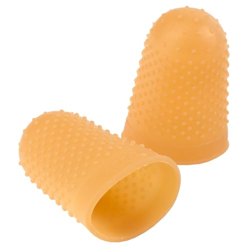 ACCO Rubber Finger Tips, Size 14 (X-Large), 7/9" Base Diameter, Extra Large, Nubbed for Better Gripping, 12 Count Box (S7054014) - size: Extra Large (Size 14)