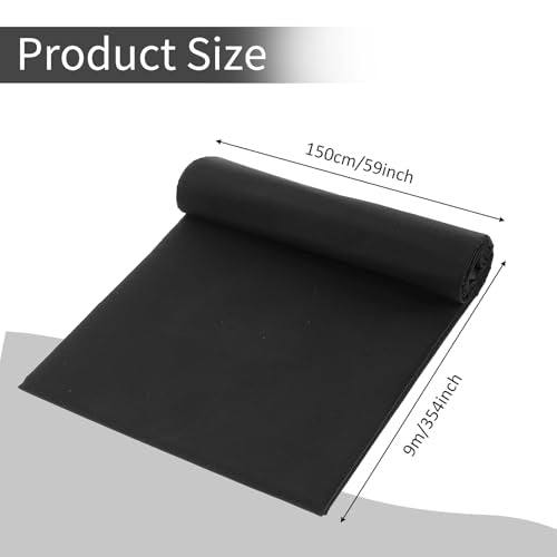 100% Black Cotton Fabric 10 Yards 59 Inches Wide Cotton Quilting Fabric by The Yard, Soft Embroidery Muslin Fabrics for Sewing Material Apparel Cloth - color: Black, size: 10 Yards