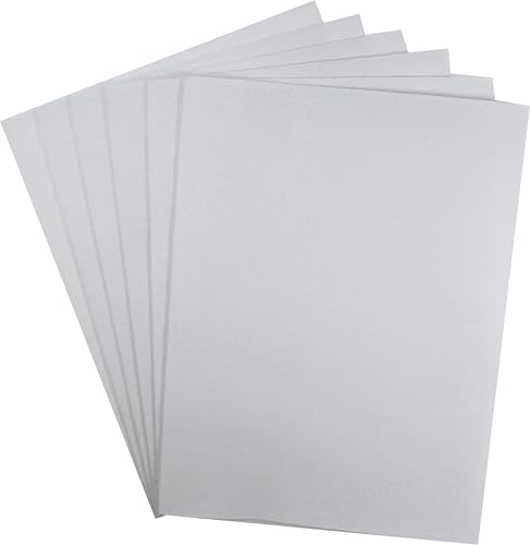 KCS 6 pc of 12" x 18" 30cmx45cm high Count Counted Cotton Aida Cloth Cross Stitch Fabric (32CT,White) - color: White, size: 32CT