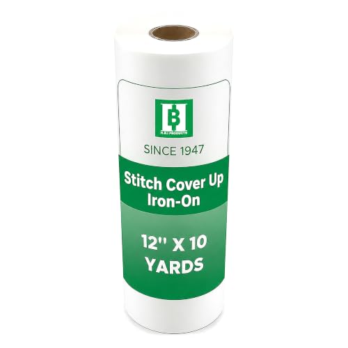 HBI Soft & Cozy Embroidery Stitch Cover Up, Iron-On, 12 in x 10 yd - size: 12" x 10 yd