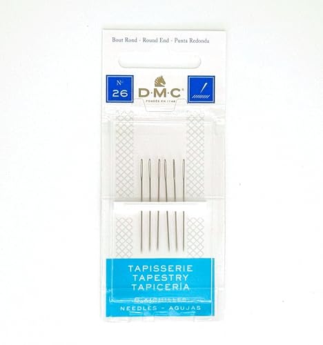 DMC Embroidery Floss Pack, Home Decor, Floss Kit Include 36 Assorted Color Bundle Mouline Cotton White/Black, Tapestry Hand Needles, Embroidery Scissors Needle Threader