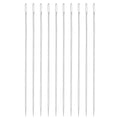 uxcell 50 Pcs Large Eye Sewing Needles, 3.5 Inch 1.15mm High Carbon Iron Embroidery Thread Needle, Silver - size: 89mm, 1.15mm
