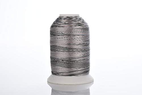 Simthreads 12 Variegated Colors Embroidery Machine Thread 1100 Yards Each for Janome Brother Pfaff Babylock Singer Bernina Husqvaran and Most Sewing Embroidery Machines - color: 12Va-3